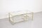 Italian Hollywood Regency Brass & Chrome Coffee Table, 1970s, Image 8