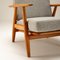 Sedia Cigar in legno di quercia massiccio di Hans J Wegner per Getama, Danimarca, anni '50, Immagine 13