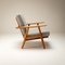 Solid Oak Cigar Chair by Hans J Wegner for Getama, Denmark, 1950s 3