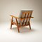 Solid Oak Cigar Chair by Hans J Wegner for Getama, Denmark, 1950s 6