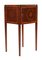 Georgian Mahogany Marquetry Bedside Table or Cupboard with Tray Top, 1800s, Image 7