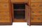 Viktorianischer Doppelsockel-Schreibtisch aus Nussholz mit Intarsien, 1900er 8