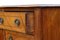 Viktorianischer Doppelsockel-Schreibtisch aus Nussholz mit Intarsien, 1900er 2