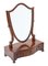 Georgian Mahogany Serpentine Shield Dressing Table with Swing Mirror, 1810s 2