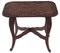 Escritorio o mesa auxiliar Chinoiserie de madera dura, década de 1900, Imagen 10