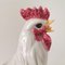 French Country Ceramic Rooster Night Light Lamp, 1960s 8