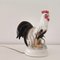 French Country Ceramic Rooster Night Light Lamp, 1960s, Image 1