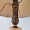 Large French Country Brown Bronze and Marble Table Lamp, 1940s, Image 11