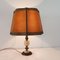 Large French Country Brown Bronze and Marble Table Lamp, 1940s 7
