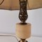 Large French Country Brown Bronze and Marble Table Lamp, 1940s, Image 10