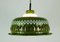 Mid-Century Metal Enamelled and White Glass Hanging Light from Hustadt Leuchten, 1970s, Image 5