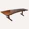 Table Basse Arrondie en Placage de Teck 10