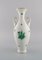 Große grüne chinesische Vintage Vase aus handbemaltem Porzellan von Herend 5