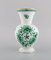 Grüne Vintage Chinesische Vintage Vasen aus handbemaltem Porzellan von Herend, 3er Set 2