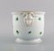 Vintage Green Chinese Wine Cooler in Hand-Painted Porcelain with Goats from Herend 2