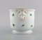 Vintage Green Chinese Wine Cooler in Hand-Painted Porcelain with Goats from Herend, Image 2
