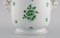 Grüner chinesischer Vintage Weinkühler aus handbemaltem Porzellan mit Ziegen von Herend 4