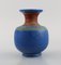 Vase in Glazed Stoneware by Klase for Höganäs, 1960s 2