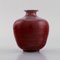 Swedish Vase in Glazed Stoneware by Anne-Sophie Runius, 1980s 2