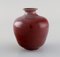 Swedish Vase in Glazed Stoneware by Anne-Sophie Runius, 1980s 5