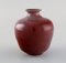 Swedish Vase in Glazed Stoneware by Anne-Sophie Runius, 1980s, Image 5