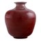 Schwedische Vase aus glasiertem Steingut von Anne-Sophie Runius, 1980er 1