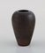 Vintage Vase aus glasierter Keramik von Gunnar Nylund für Rörstrand 2