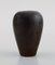 Vintage Vase aus glasierter Keramik von Gunnar Nylund für Rörstrand 3