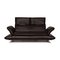 Dark Brown Leather Sofa from Koinor, Image 3