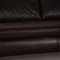 Dark Brown Leather Sofa from Koinor 5