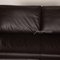 Dark Brown Leather Sofa from Koinor 7