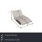 Chaise Longue Vintage en Cuir Blanc de MDF Italia 2