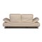 Cream Leather Sofa from Koinor 11