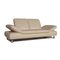 Cream Leather Sofa from Koinor 9