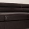 Dark Brown Leather Sofa from Ewald Schillig 4