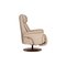 Cream Leather Armchair from Himolla 8