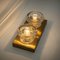 Glass Brass Wall Sconces from Cosack, Germany, 1970s, Image 19