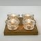 Glass Brass Wall Sconces from Cosack, Germany, 1970s 14
