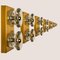 Glass Brass Wall Sconces from Cosack, Germany, 1970s 6
