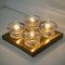 Glass Brass Wall Sconces from Cosack, Germany, 1970s, Image 10