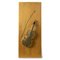 Brass Signed Violin on a Golden Plate by Henri Fernandez, Image 1