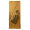Messing signierte Violine auf goldenem Teller von Henri Fernandez 1