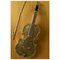 Brass Signed Violin on a Golden Plate by Henri Fernandez, Image 2