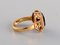 Vintage Scandinavian Ring in 18 Carat Gold Adorned with Large Amethyst 2