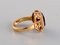 Vintage Scandinavian Ring in 18 Carat Gold Adorned with Large Amethyst, Image 2