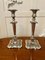Large Victorian Sheffield Plated Ornate Candlesticks, Set of 2 5