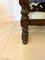 Large Victorian Carved Oak Throne Armchair 16