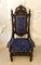 Large Victorian Carved Oak Throne Armchair, Image 14