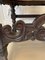 Großer viktorianischer Thron Armlehnstuhl aus geschnitzter Eiche 12