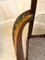 Edwardian Mahogany Decorated Desk Chair 15